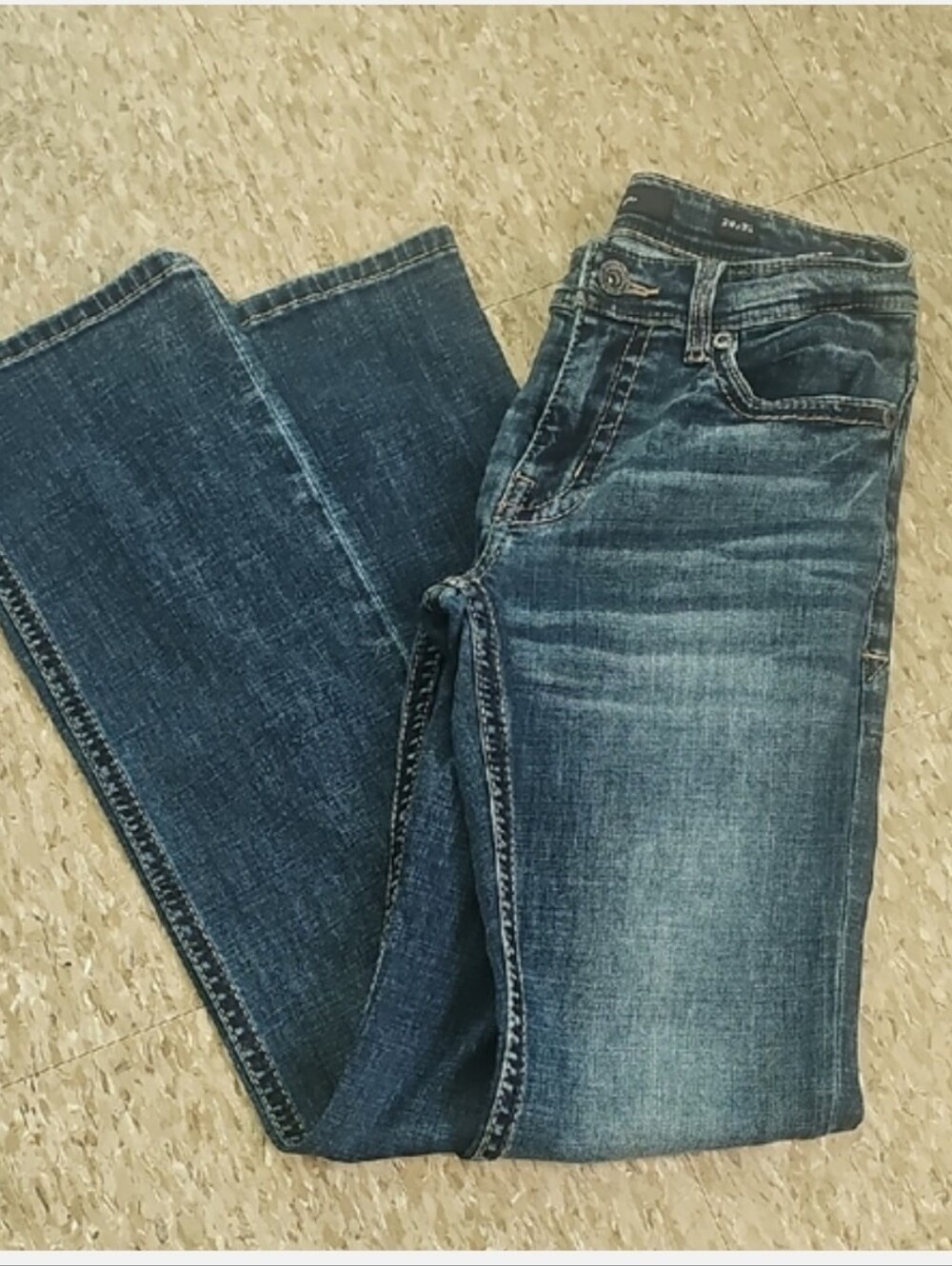 BKE Women's Blue Denim Jeans - 28/32 BOOTCUT